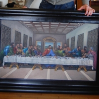 last supper with portaits